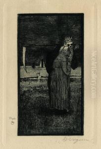 Tod Und Alte by Heinrich Vogeler