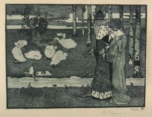 Der Froschkonig. by Heinrich Vogeler