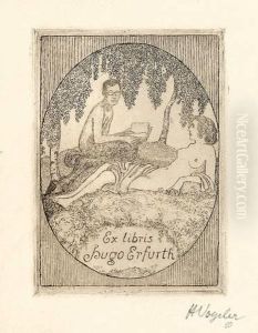 "hugo Erfurth" by Heinrich Vogeler