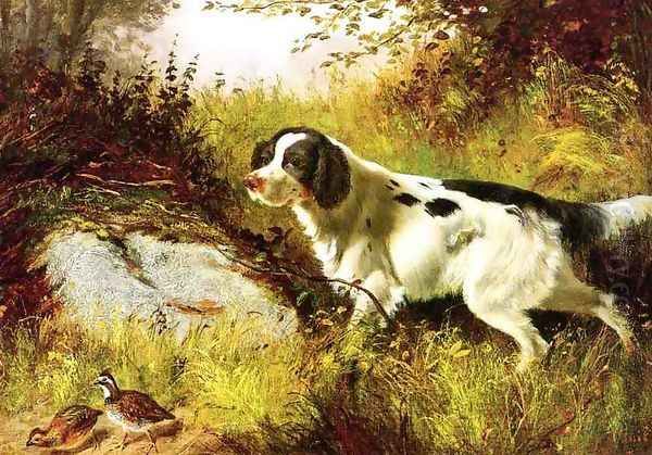 Dog and Quail - view 1