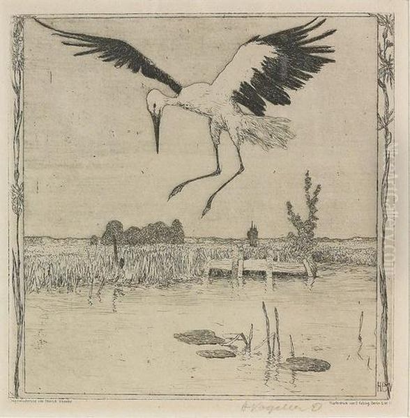 Storch Uberm Weiher. - view 1