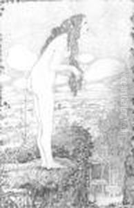 Die Nymphe by Heinrich Vogeler