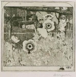 Fruhlingsblumen by Heinrich Vogeler