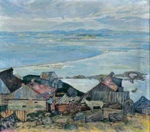 Weise Nacht Am Weisen Meer by Heinrich Vogeler