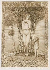 Fruhlingsmarchen. by Heinrich Vogeler
