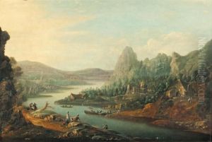 Paysage De La Vallee Du Rhin