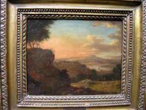 Bergige Landschaft Mit Personen by Johann Christian Vollerdt or Vollaert