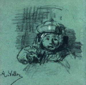 Portrait D'alexis Vollon by Antoine Vollon