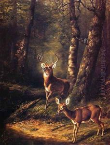 The Forest: Adirondacks by Arthur Fitzwilliam Tait