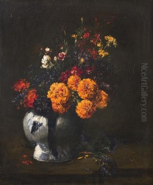 Natura Morta Di Fiori In Un Vaso - view 1