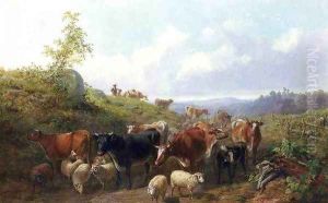 Down the road in Franklin County New York by Arthur Fitzwilliam Tait