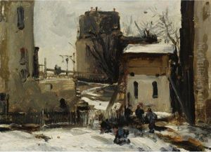 Village In Winter Village In Winter