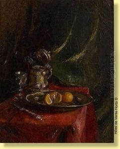 Nature Morte Aux Pieces D'orfevre by Antoine Vollon