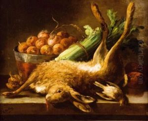 Nature Morte Au Lievre by Antoine Vollon