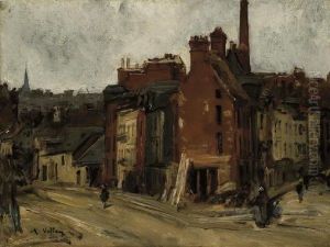 Scene De Rue by Antoine Vollon