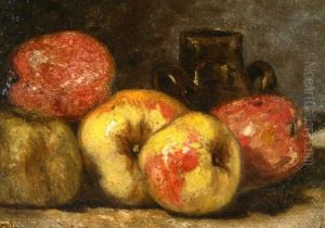Still Life Of Apples And Jug