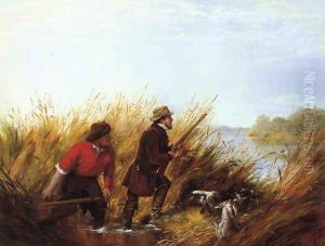 Duck Shooting: A Good Shot by Arthur Fitzwilliam Tait