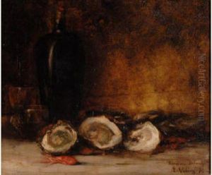 Nature Morte Aux Huitres by Antoine Vollon