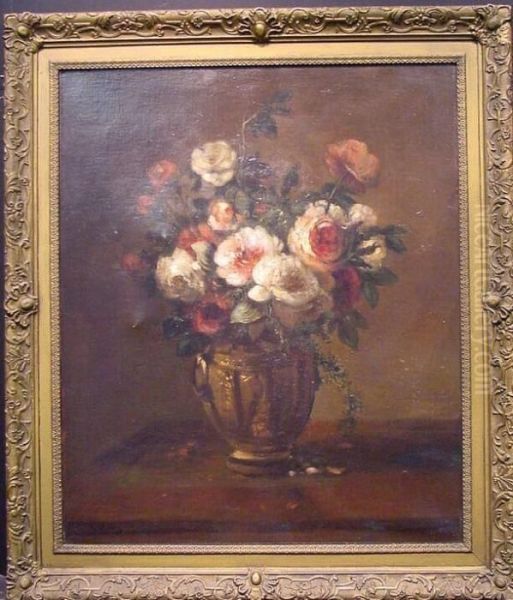 Still Life With Roses In An Urn - view 1