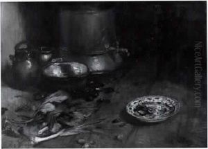 Nature Morte Aux Cuivres by Antoine Vollon