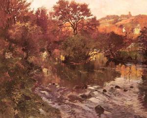 Golden Autumn, Brittany by Fritz Thaulow