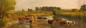 Cows By The Ford