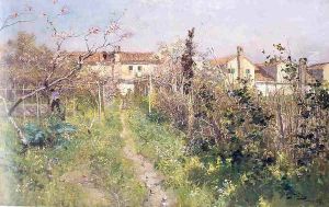 North Italy by Fritz Thaulow