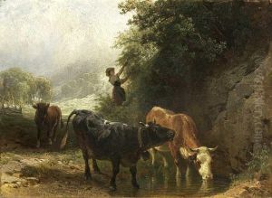 Signiert, Datiert: 68 by Friedrich Johann Voltz
