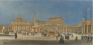 Der Petersplatz In Rom (st Peter's Square, Rome)
