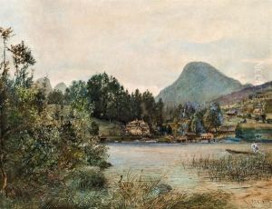 Grundlsee by Rudolf Ritter von Alt