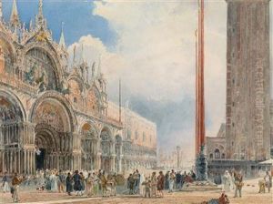 Der Markusplatz In Venedig