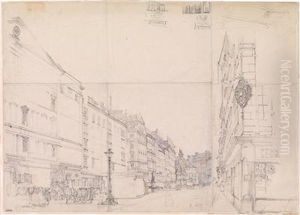 Blick Auf Den Graben In Richtung Singerstrase