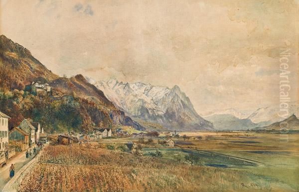 Ansicht Von Vaduz, Liechtenstein - view 1
