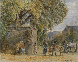Ansicht Von Salzburg (view Of Salzburg) by Rudolf Ritter von Alt