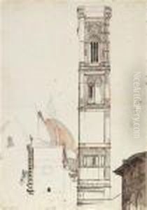 Der Dom Von Florenz by Rudolf Ritter von Alt