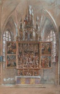 The Winged Altar By Michael Pacher In St. Wolfgang The Winged Altar By Michael Pacher In St. Wolfgang
