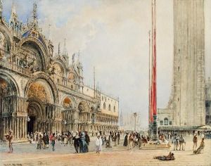 Der Markusplatz In Venedig
