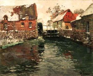 Le Moulin eau (The Windmill) by Fritz Thaulow
