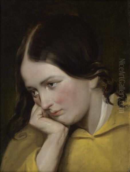 Jeune Femme Pensive - view 1