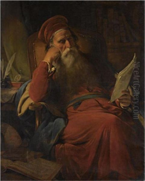 Gelehrter In Seiner Studierstube (scholar In His Study) - view 1