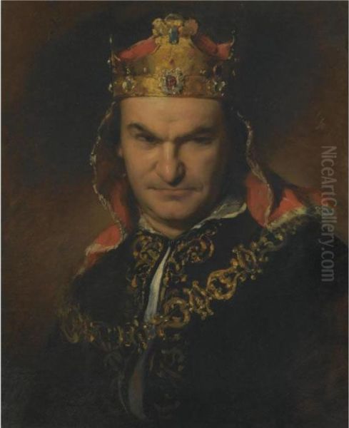 Bildnis Des Schauspielers 
Bogumil Dawison Als Richard Iii (portrait Of The Actor Bogumil Dawison 
As Richard Iii) - view 1