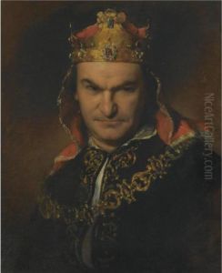 Bildnis Des Schauspielers 
Bogumil Dawison Als Richard Iii (portrait Of The Actor Bogumil Dawison 
As Richard Iii)