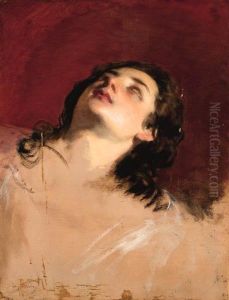 Study Of A Head Of A Woman
