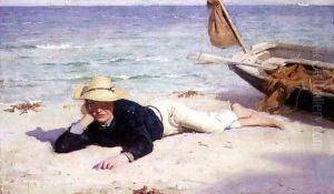 A Hot Summer Day, 1885 by Henry Scott Tuke