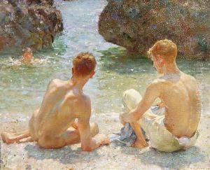 The Critics, 1927 by Henry Scott Tuke
