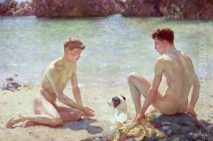 Comrades, 1924 by Henry Scott Tuke
