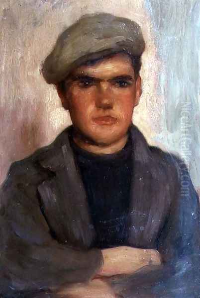 Boy Wearing a Cap - view 1