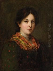 Madchenportrat by Franz Von Defregger