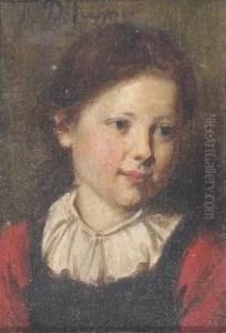 Portrait Of A Young Girl, Headand Shoulders
