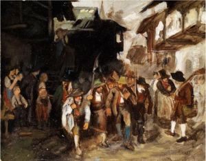 Das Letzte Aufgebot by Franz Von Defregger